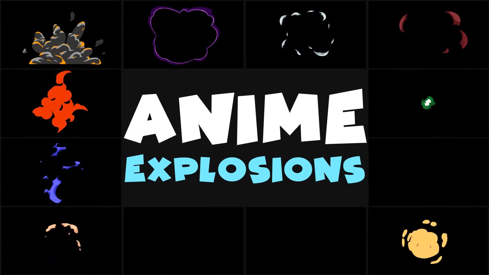 Anime Explosions | After Effects Videohive 39168289 After Effects Image 1