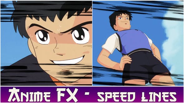 Anime FX Speed Lines - Download 36760844 Videohive