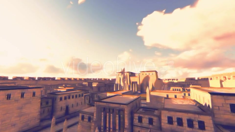 Anubis City 3D Cartoon Background - Download Videohive 17557454