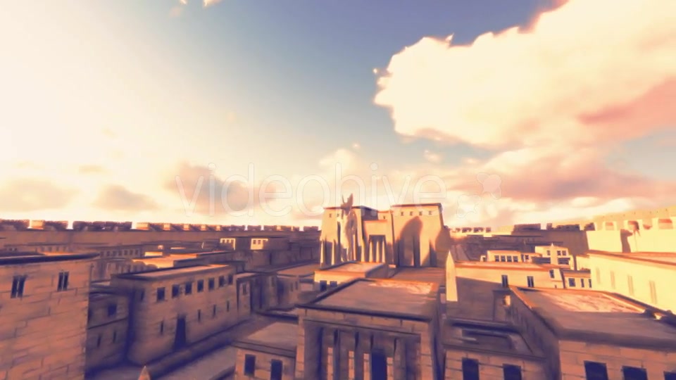 Anubis City 3D Cartoon Background - Download Videohive 17557454