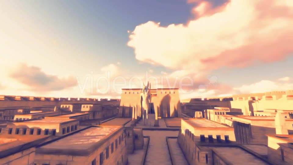 Anubis City 3D Cartoon Background - Download Videohive 17557454