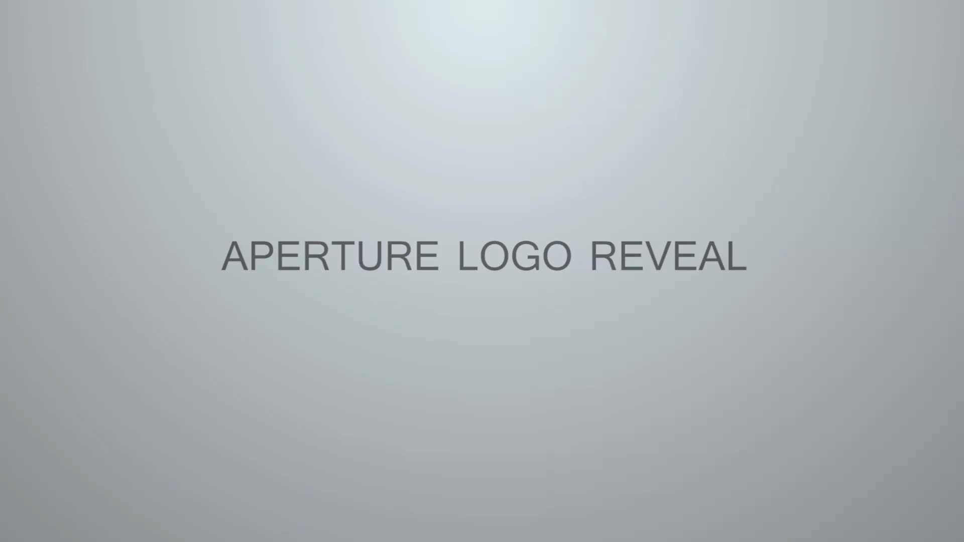 Aperture Flat Logo Reveal - Download Videohive 11657207