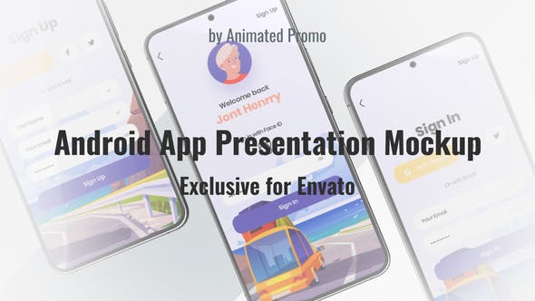 App Presentation Android Mockup - Videohive Download 38248115