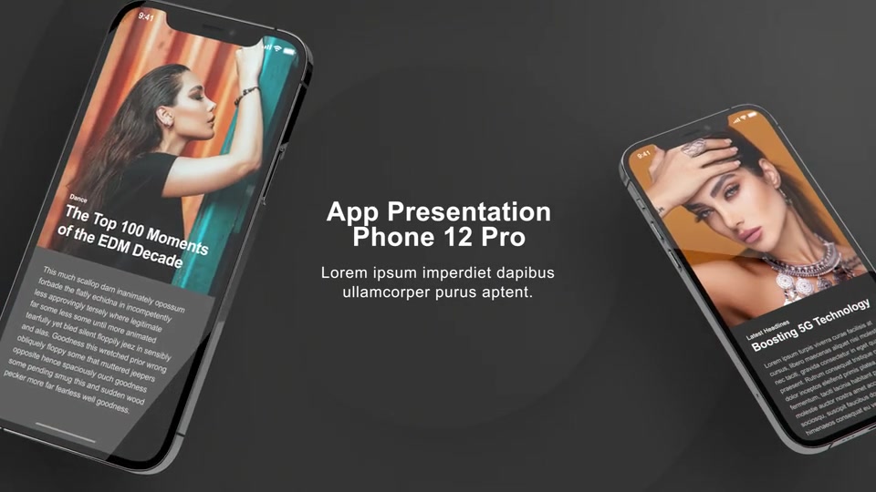 App Presentation Mockup | Phone 12 Pro Videohive 29481373 After Effects Image 9
