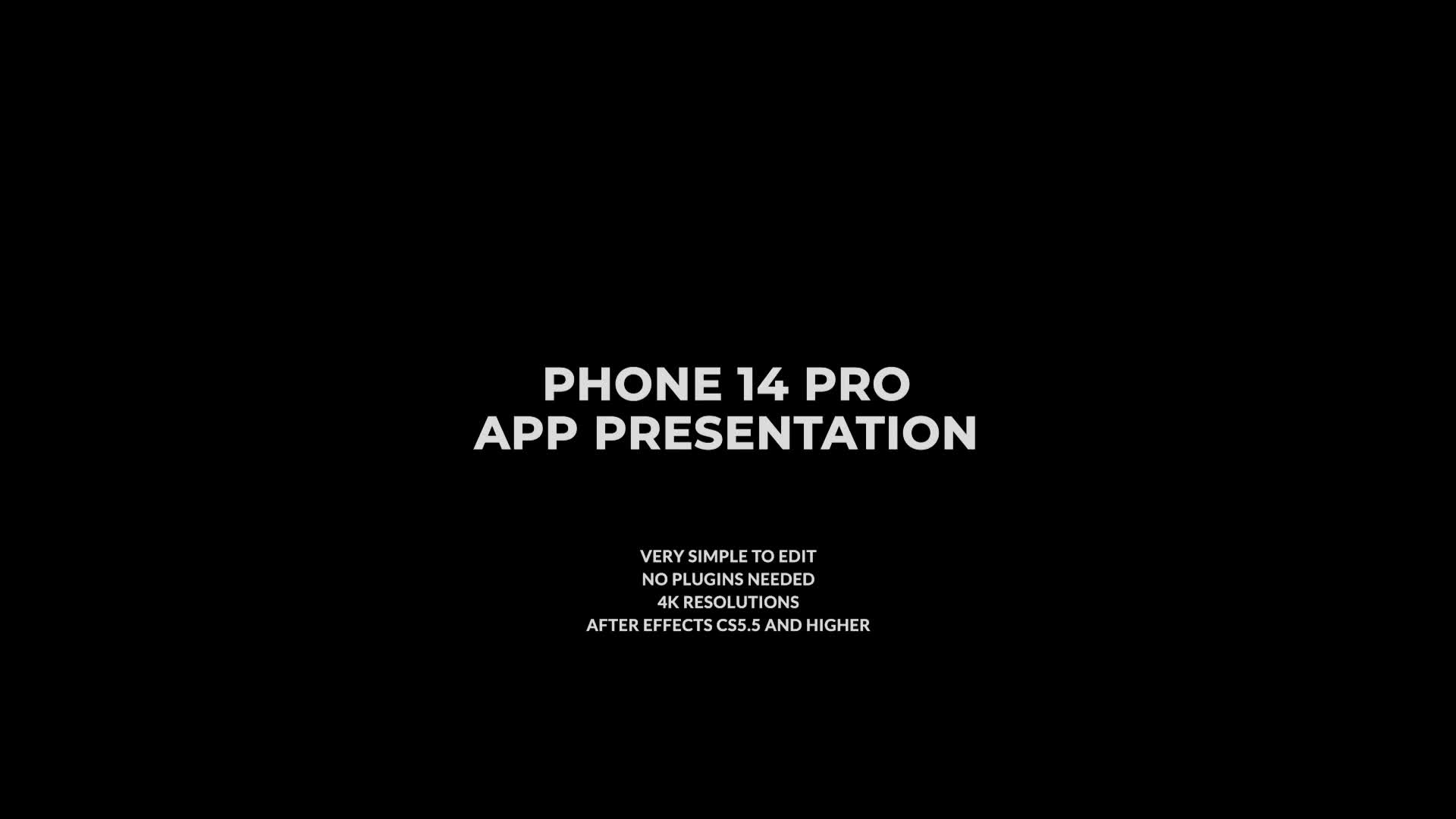 App Presentation | Phone 14 Pro Device Mockup Videohive 40194551 After Effects Image 1