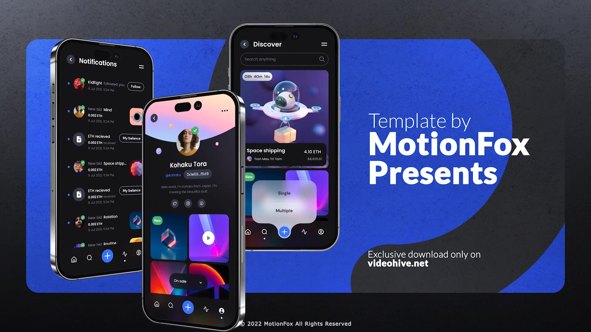 App Presentation | Phone 14 Pro Mockup | Dark Videohive 40011375 After Effects Image 7