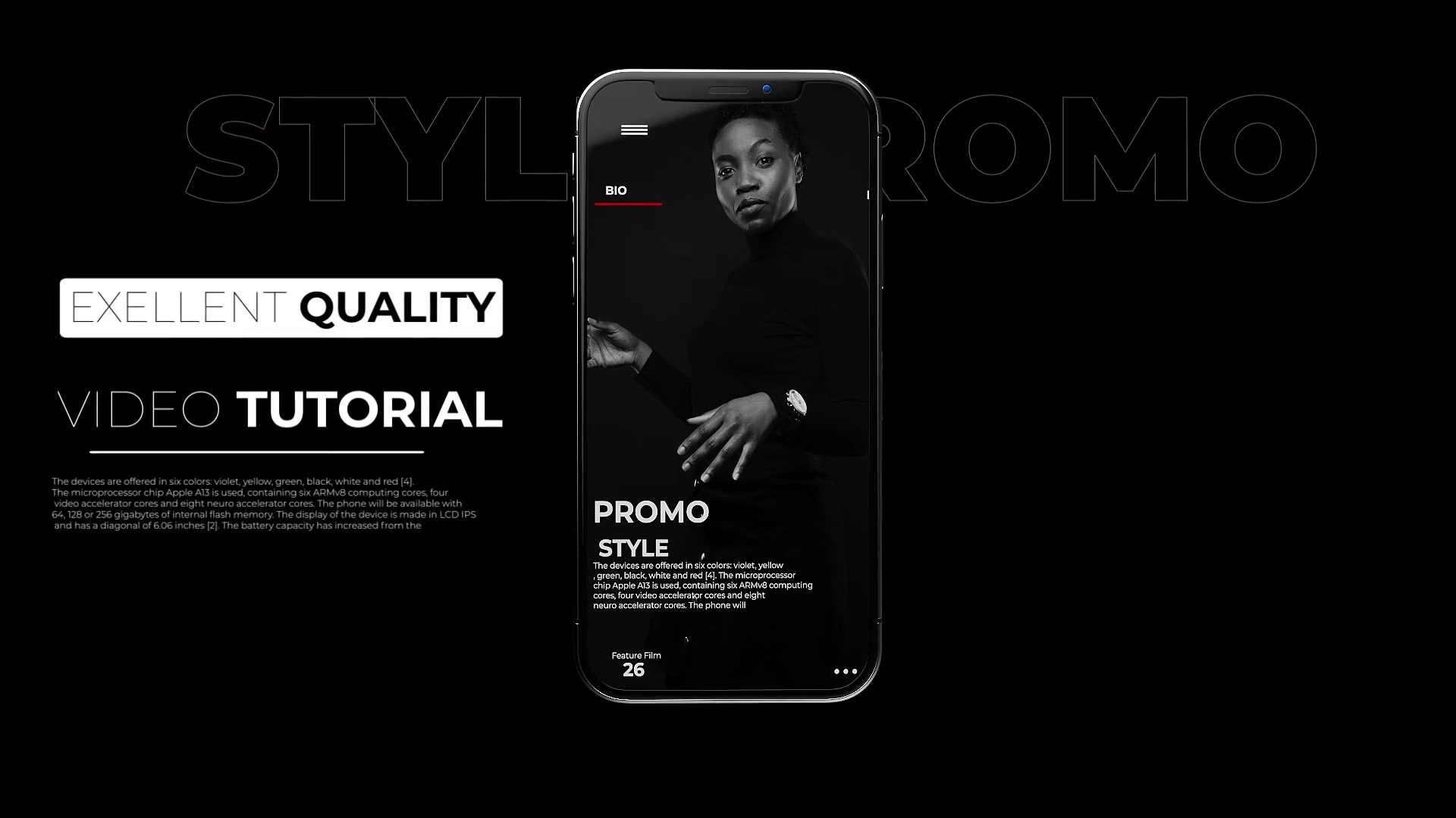 App Promo Dark Style Videohive 28526176 After Effects Image 10