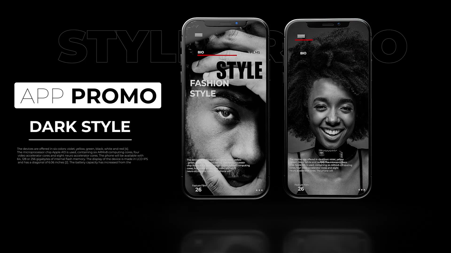 App Promo Dark Style Videohive 28526176 After Effects Image 2