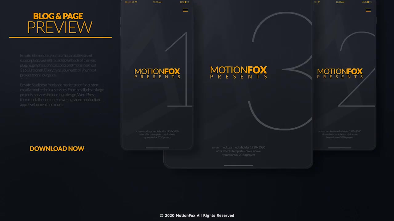 App Promo Mockup Kit Dark & White Videohive 27493299 After Effects Image 10