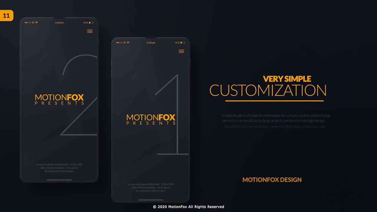 App Promo Mockup Kit Dark & White Videohive 27493299 After Effects Image 9