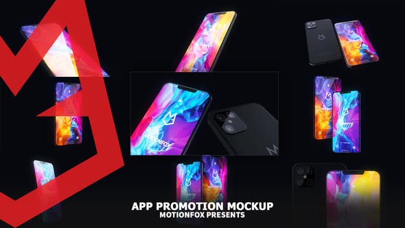 App Promo Mockup Kit Phone 12 Pro Device - Videohive Download 27667557