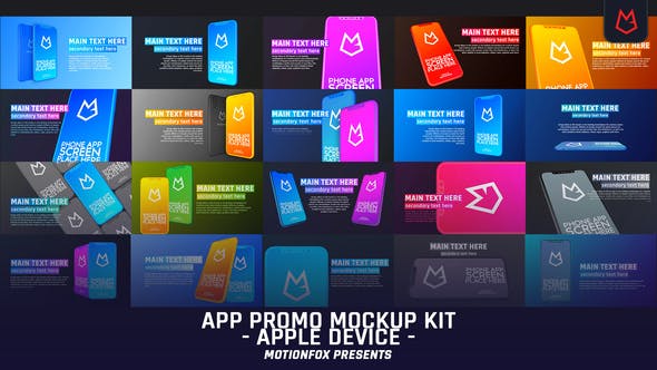 App Promo Mockup Toolkit Apple Device - 23588987 Download Videohive