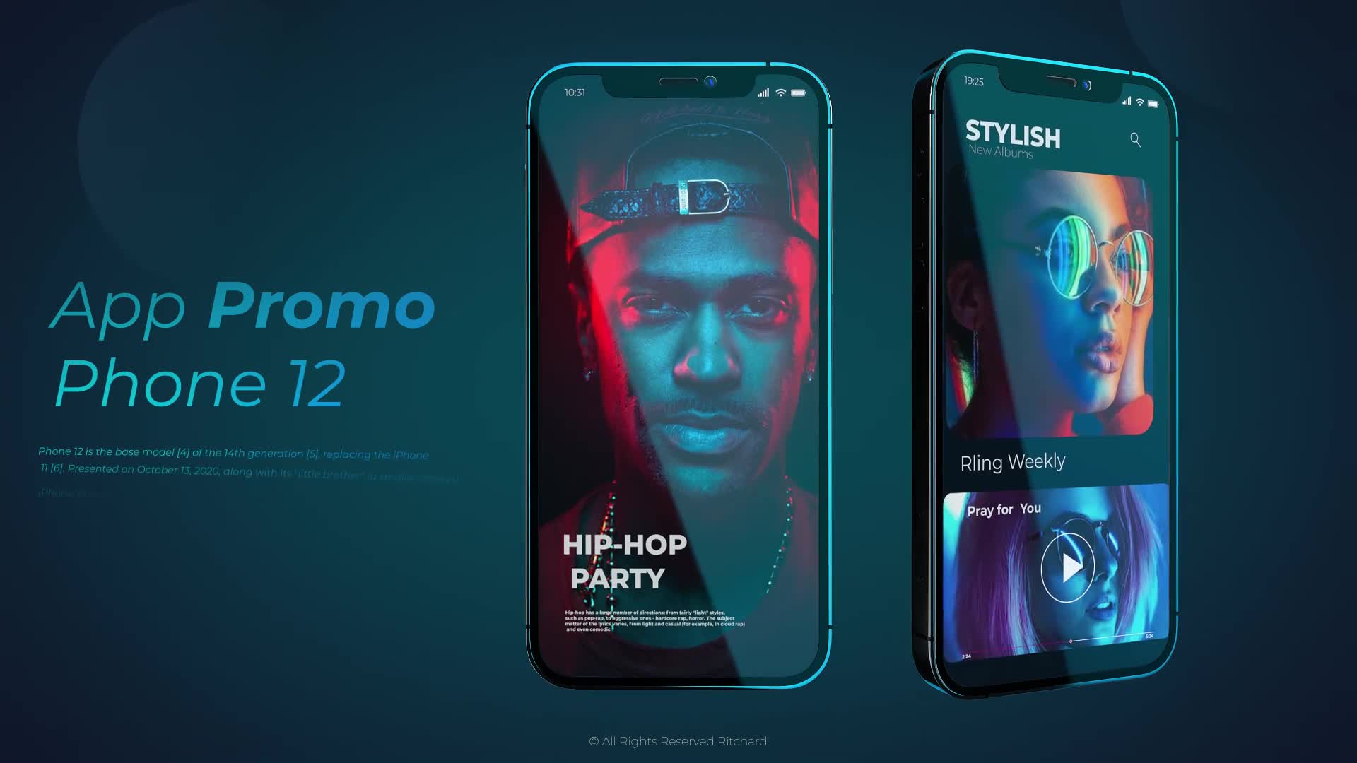 App Promo // Phone 12 Pro Videohive 29507137 After Effects Image 1