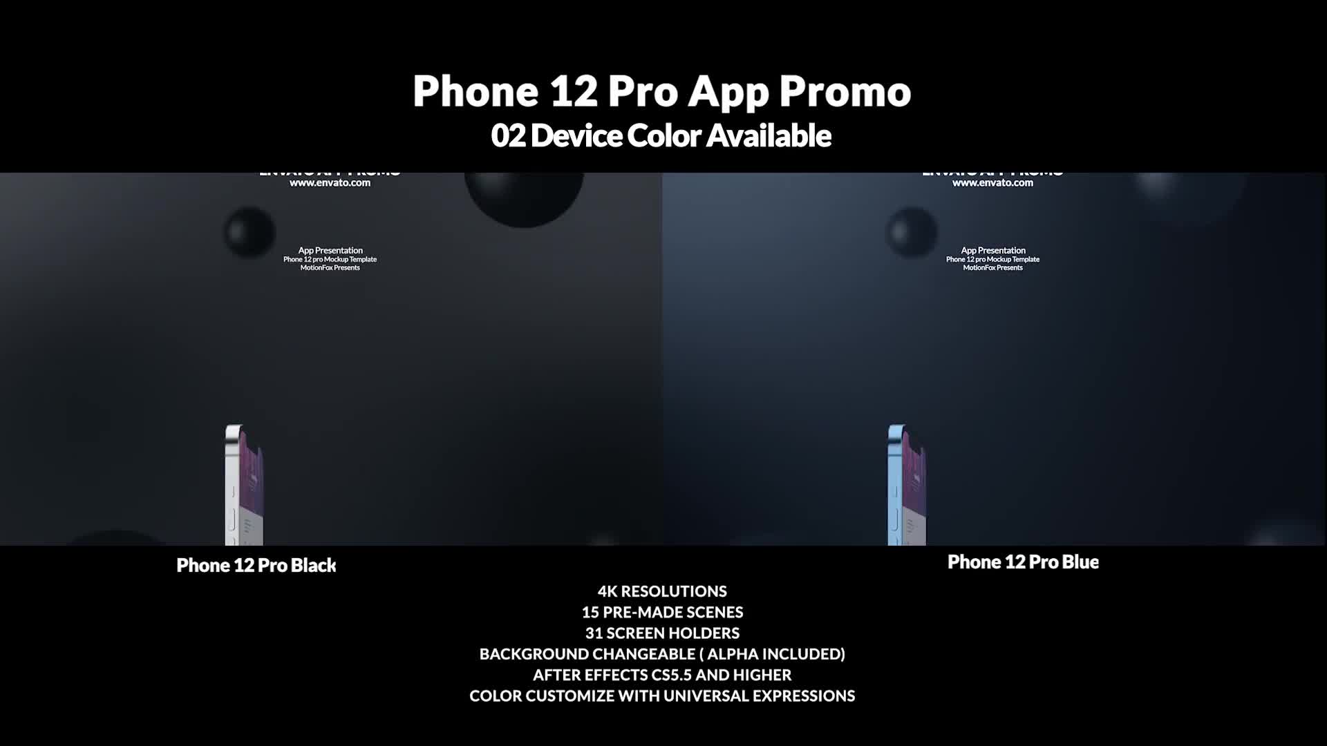 App Promo | Phone 12 Pro Mockup Videohive 29734153 After Effects Image 1