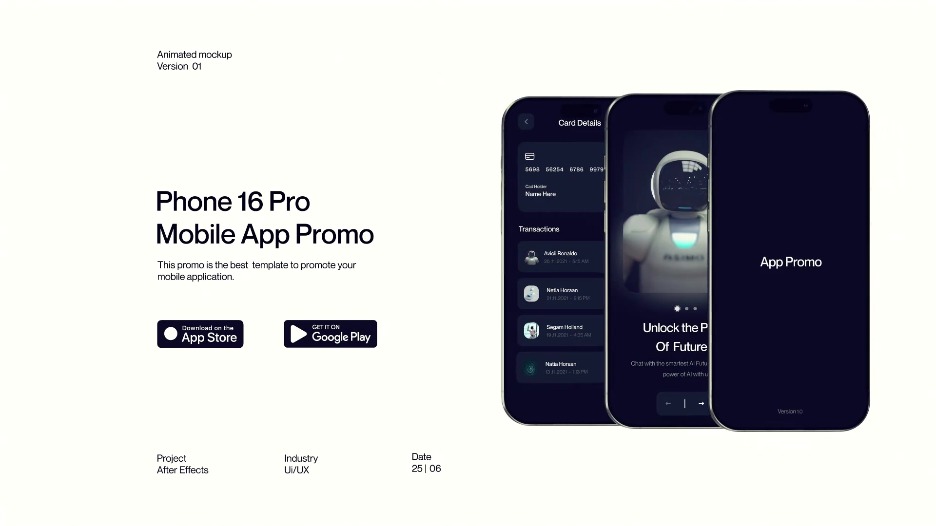 App Promo | Phone 16 Pro Videohive 57095885 After Effects Image 11