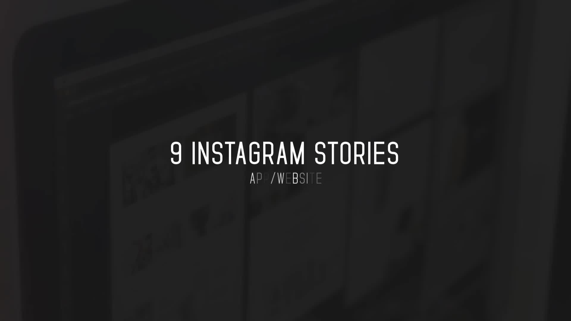 App / Website Instagram Stories Videohive 36200813 After Effects Image 1