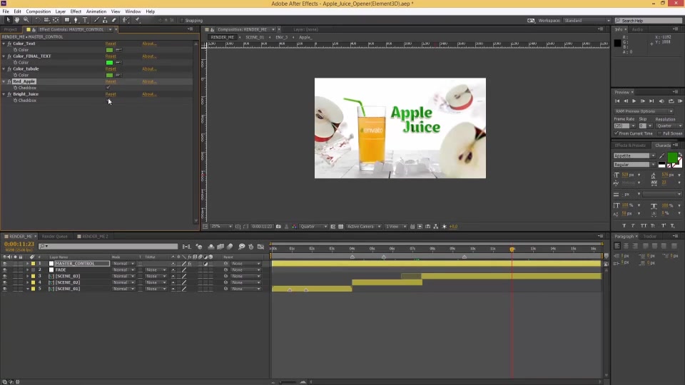 Apple Juice Opener Videohive 19524579 After Effects Image 9