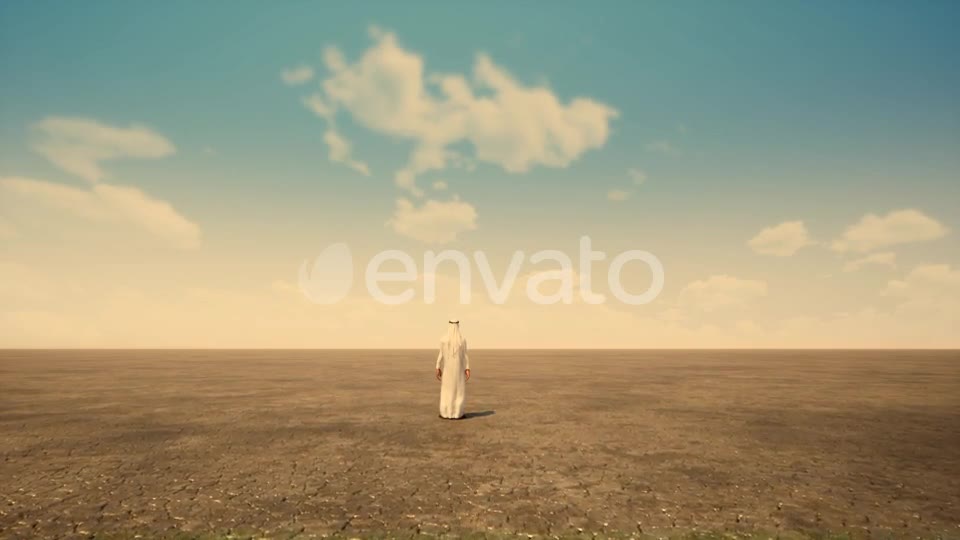 Arab Male Dry Ground and Desert - Download Videohive 21542016