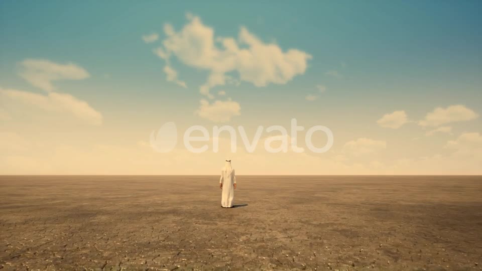 Arab Male Dry Ground and Desert - Download Videohive 21542016