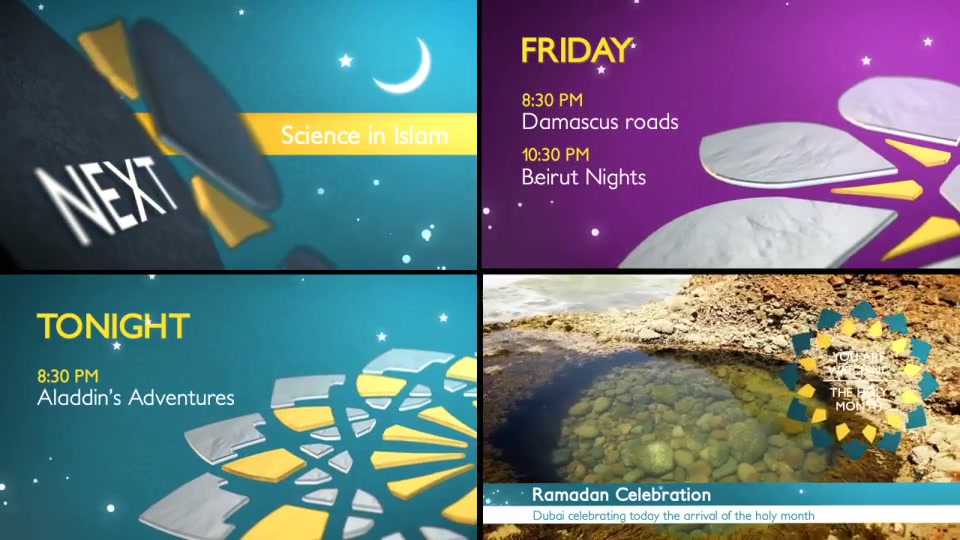 Arabia TV Ramadan Ident Package - Download Videohive 16092059