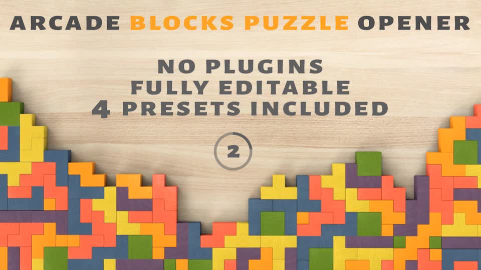 Arcade Blocks Puzzle Opener Videohive 21317006 After Effects Image 1