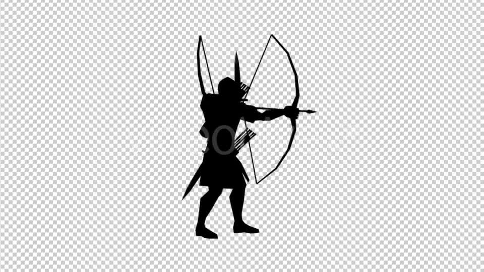 Archer Aiming Silhouette - Download Videohive 19419619