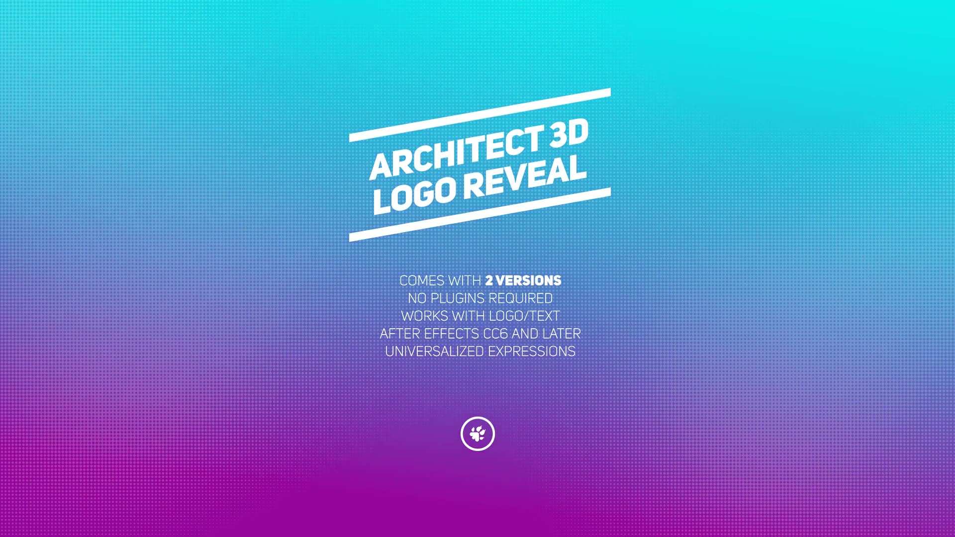 Architect 3D Logo Reveal Videohive 26536497 After Effects Image 2