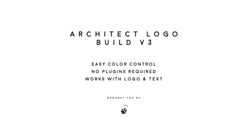 Architect Logo Build v3 Videohive 23037638 After Effects Image 1