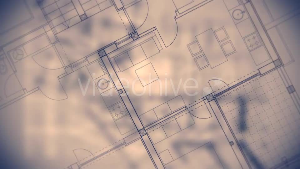 Architectural Blueprint Background Videohive 15330096 Motion Graphics Image 1