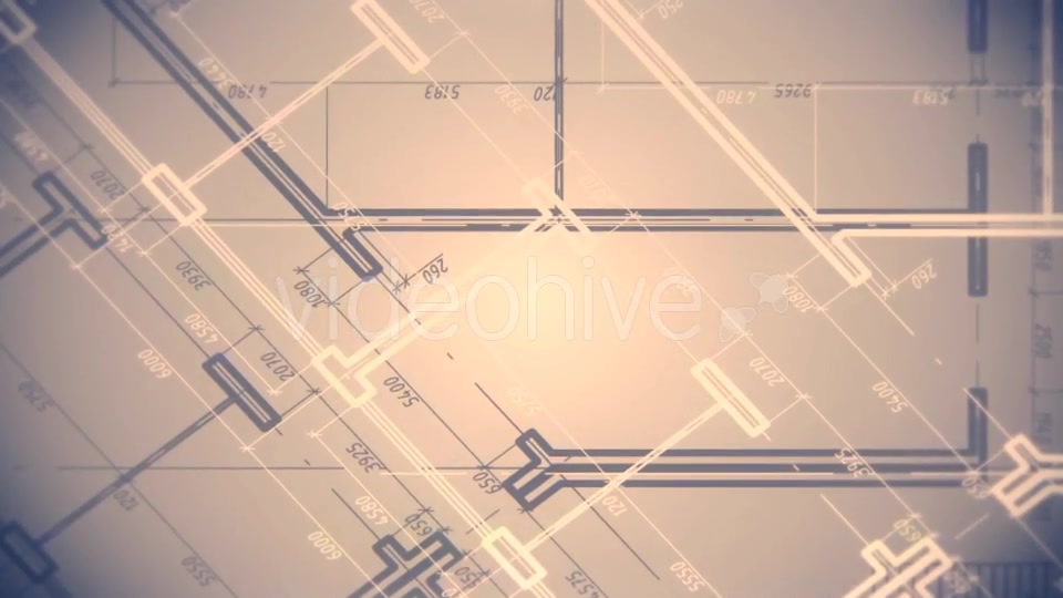 Architectural Blueprint Background Videohive 15330096 Motion Graphics Image 12