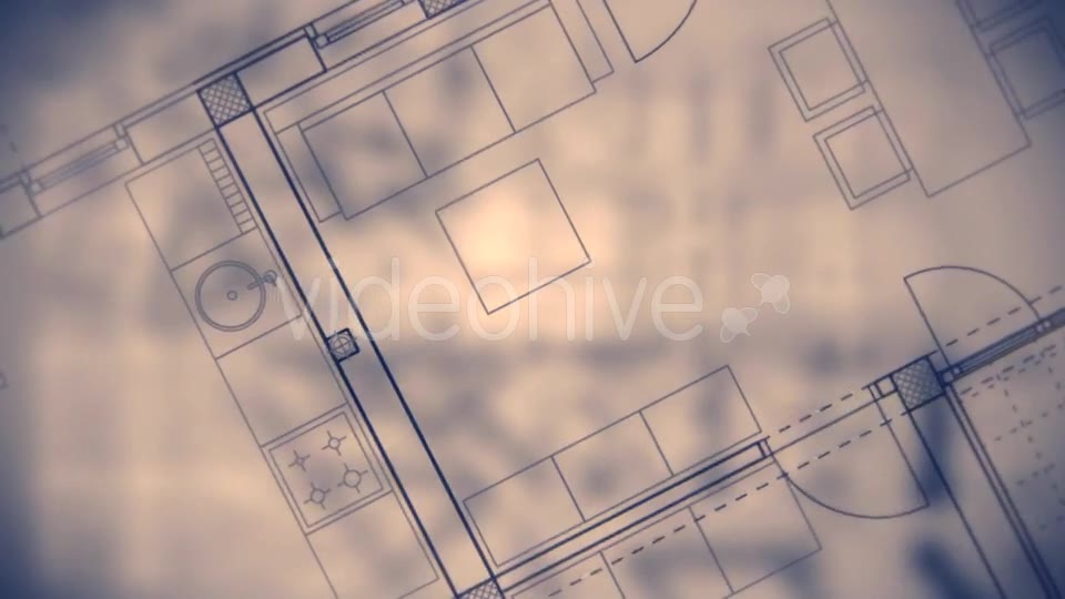 Architectural Blueprint Background Videohive 15330096 Motion Graphics Image 2