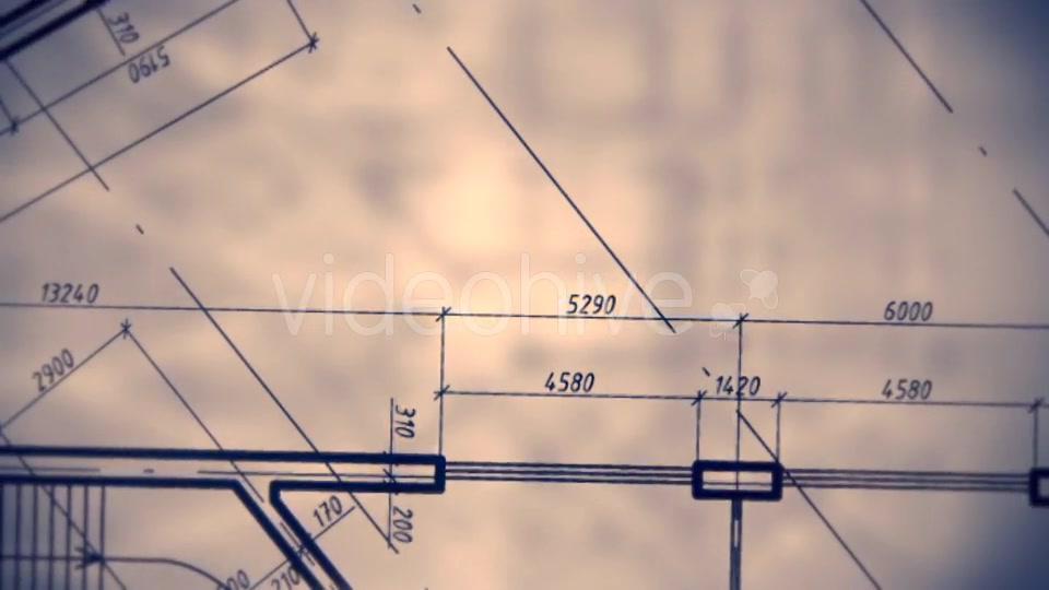 Architectural Blueprint Background Videohive 15330096 Motion Graphics Image 5