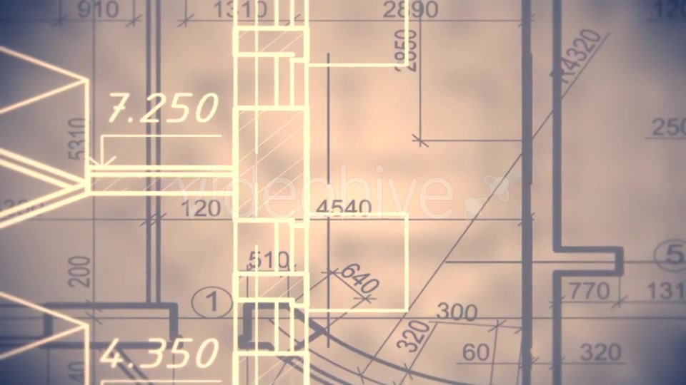 Architectural Blueprint Background Videohive 15330096 Motion Graphics Image 8