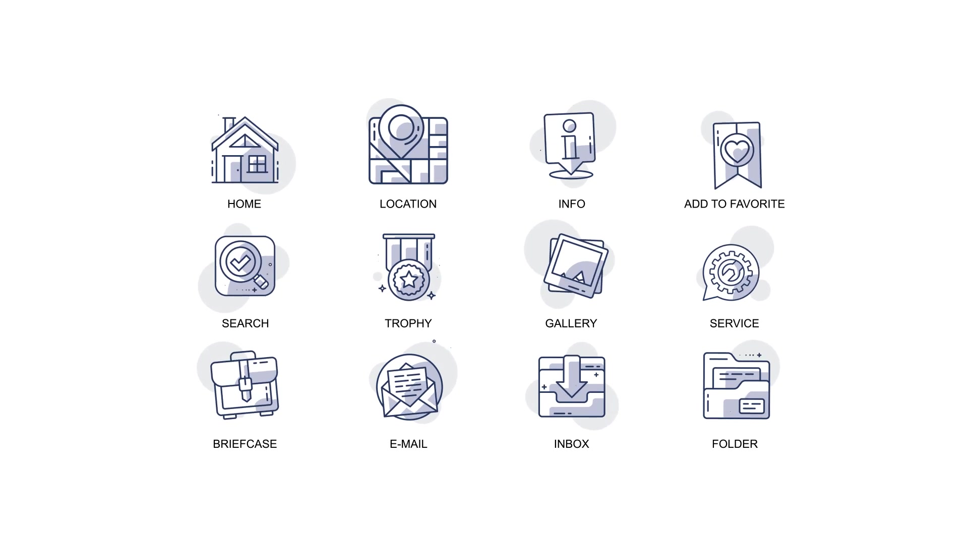 Archive and information Animation Icons Videohive 32812099 After Effects Image 5