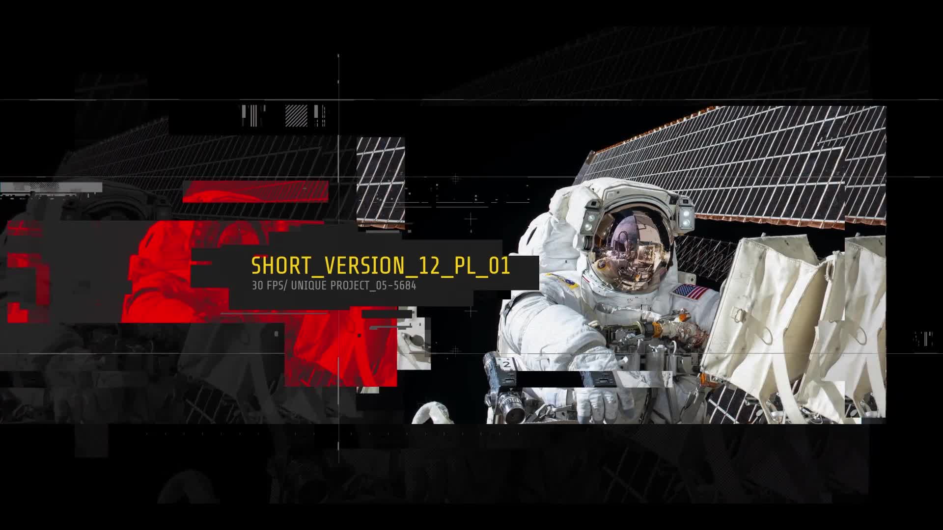 Archive Data/ Science Opener/ Digital Slideshow/ Cosmos/ Astronauts/ Timeline/ History/ Glitch Promo Videohive 28429274 After Effects Image 1