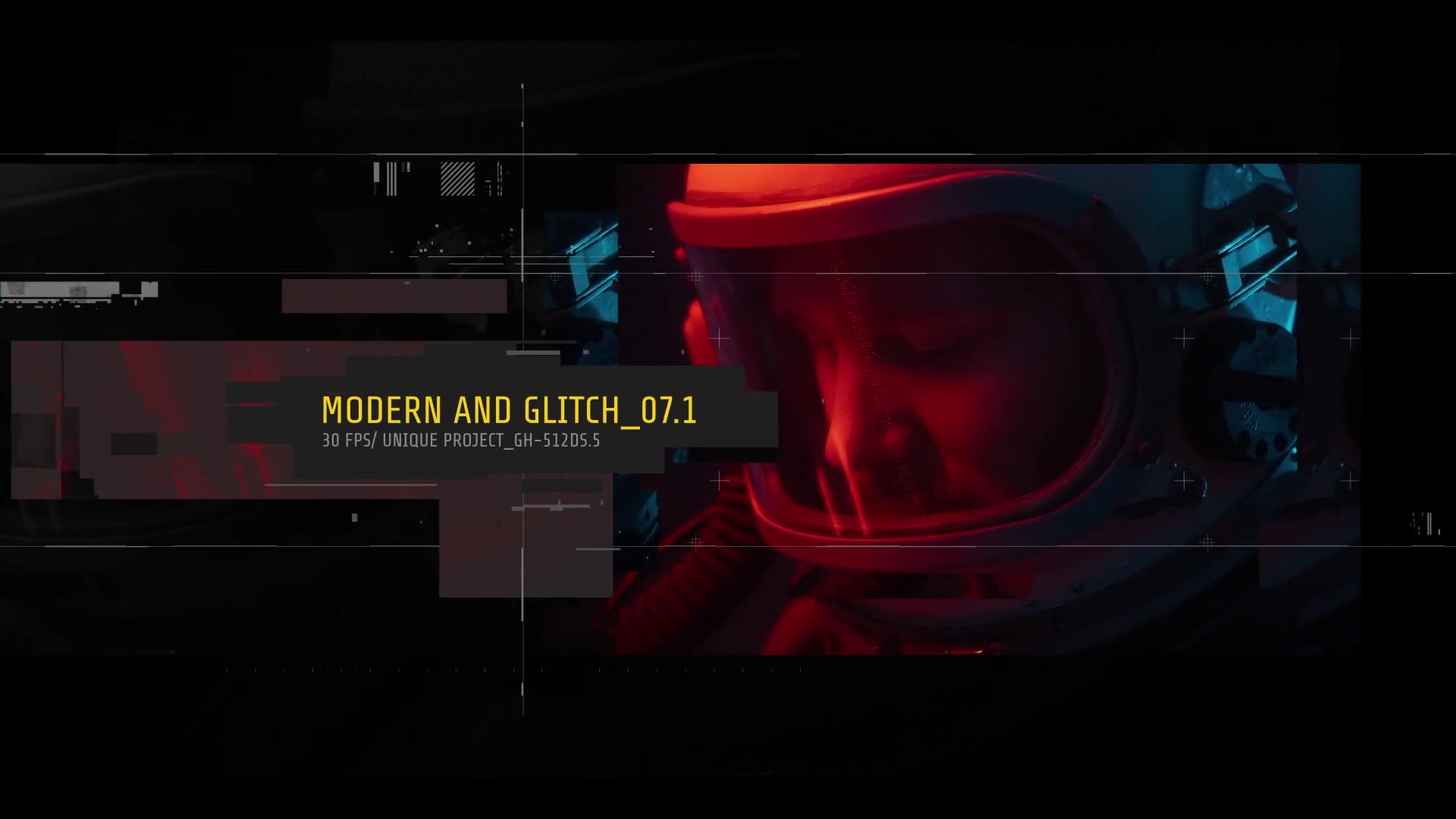 Archive Data/ Science Opener/ Digital Slideshow/ Cosmos/ Astronauts/ Timeline/ History/ Glitch Promo Videohive 28429274 After Effects Image 3