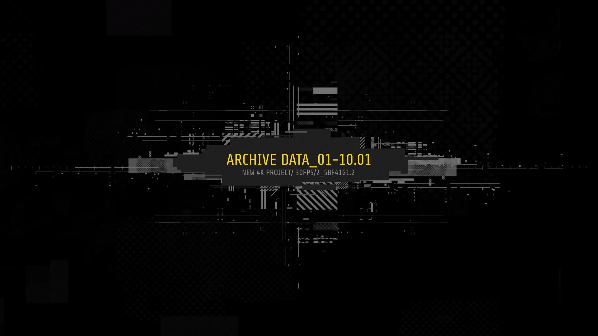 Archive Data/ Science Opener/ Digital Slideshow/ Cosmos/ Astronauts/ Timeline/ History/ Glitch Promo Videohive 28429274 After Effects Image 5