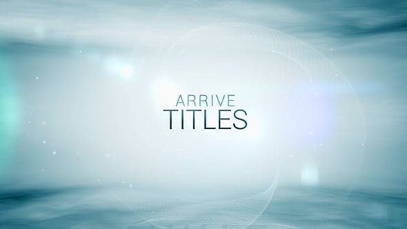 Arrive Titles: Lights and Lines - 18424710 Videohive Download