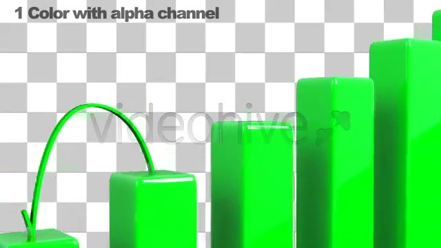 Arrow Climbing Higher on a Bar Chart LOOP Videohive 532848 Motion Graphics Image 10