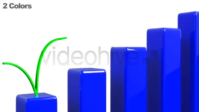 Arrow Climbing Higher on a Bar Chart LOOP Videohive 532848 Motion Graphics Image 2