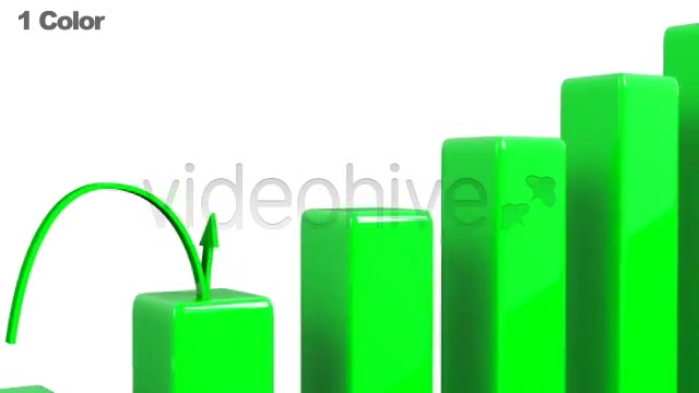 Arrow Climbing Higher on a Bar Chart LOOP Videohive 532848 Motion Graphics Image 4