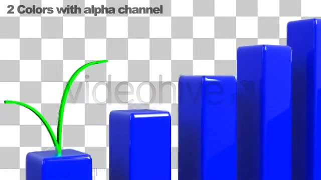 Arrow Climbing Higher on a Bar Chart LOOP Videohive 532848 Motion Graphics Image 7