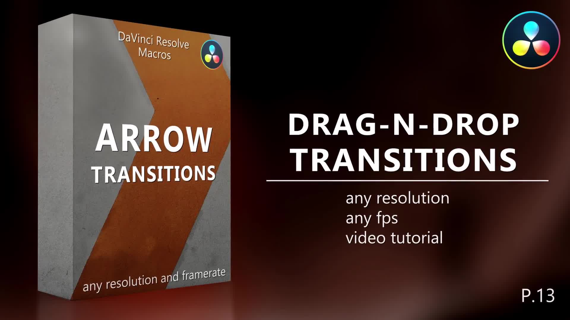 Arrow Transitions for DaVinci Resolve Videohive 33442660 DaVinci Resolve Image 1