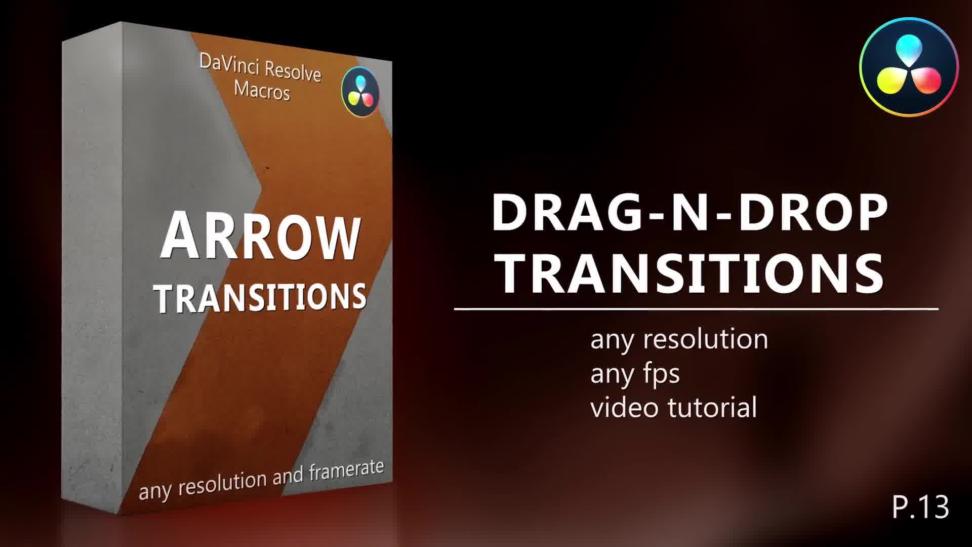 Arrow Transitions for DaVinci Resolve Videohive 33442660 DaVinci Resolve Image 13