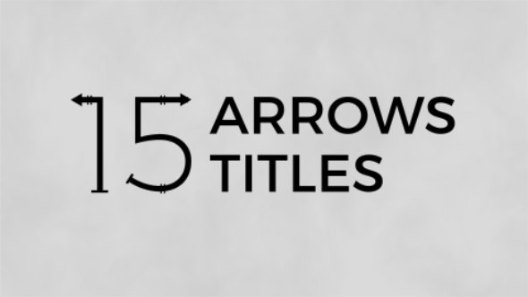 Arrows Titles - Download 19926816 Videohive