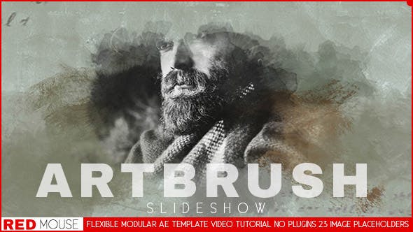 Art Brush Slideshow - 21539315 Videohive Download