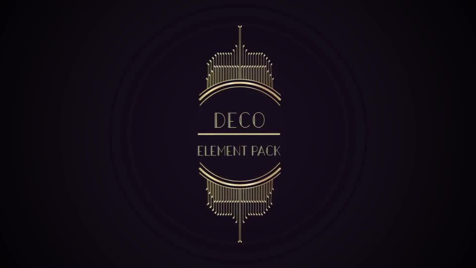 Art Deco Element Pack Videohive 20936627 After Effects Image 1