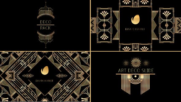 Art Deco Element Pack - Videohive Download 20936627