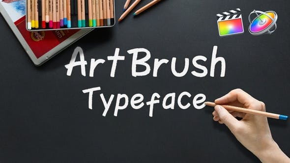 ArtBrush Animated Typeface for Final Cut Pro X & Apple Motion - Videohive 38121957 Download