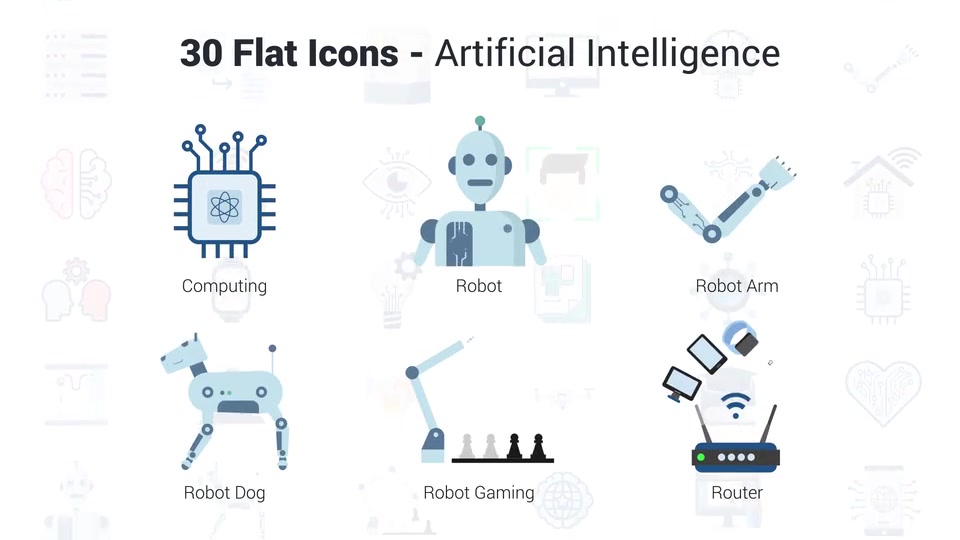 Artificial Intelligence Icons Videohive 35996869 After Effects Image 10